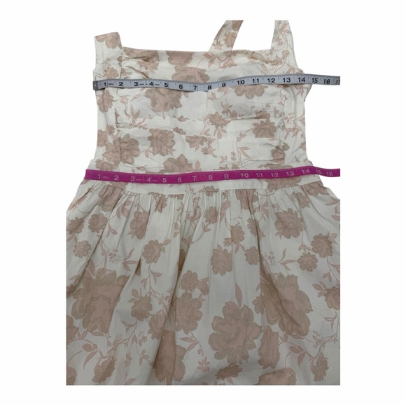 Free People Meet Me In Maui Mini Dress Floral Back Tie Boho - Picture 7 of 10